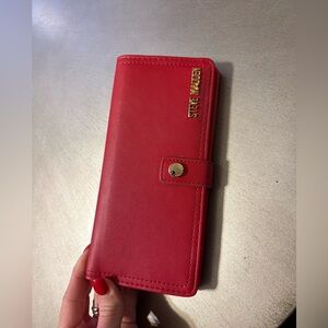 Steve Madden Bold Red Clutch